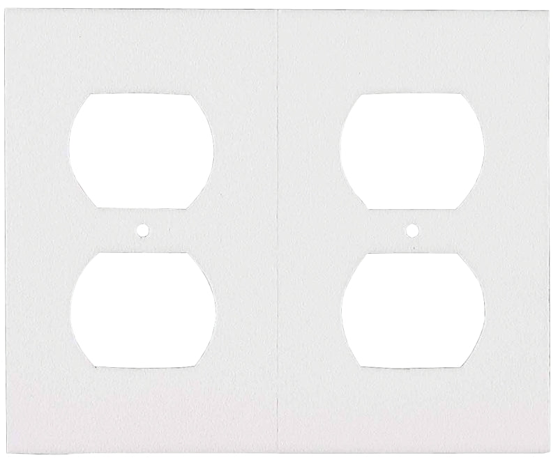 M-D M-D 87916 Series Wallplate Sealer, For: Standard Size Outlet Plates, Foam, White ELECTRICAL M-D