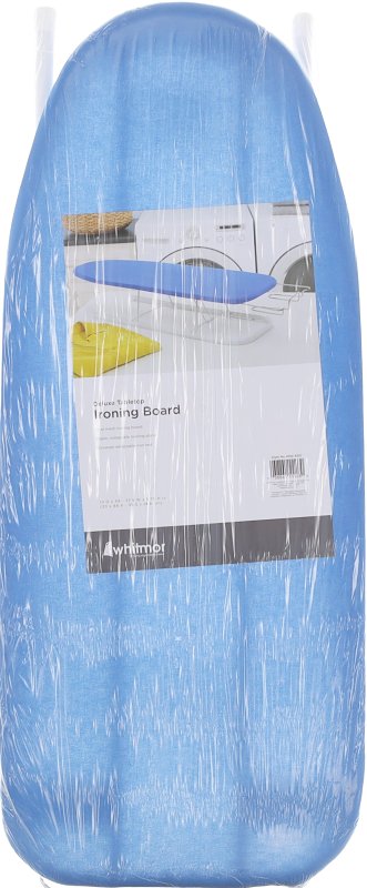 WHITMOR Whitmor 6152-5212 Ironing Board, 34 to 37-1/2 in L x 13 in W Board, White Board, Tabletop Board