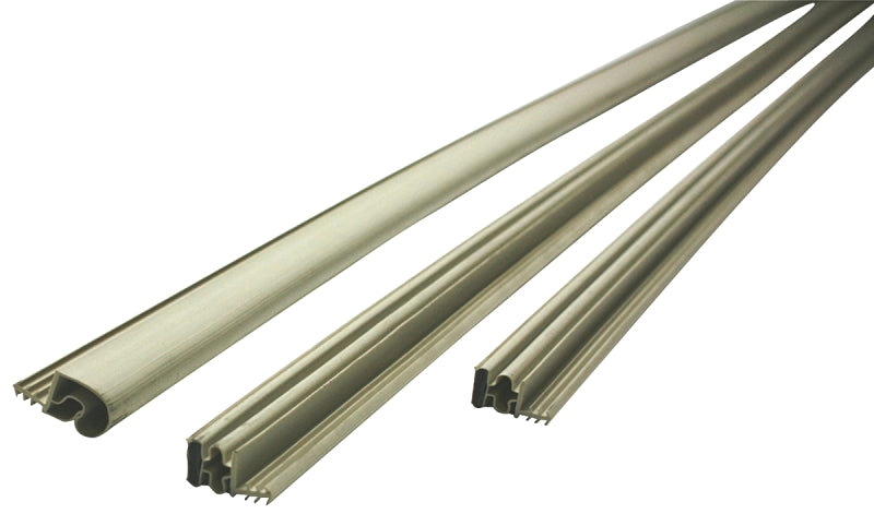 M-D M-D 01610 Weatherstrip Set, 3/4 in W, 1/2 in Thick, 81 in L, Vinyl, Beige HARDWARE & FARM SUPPLIES M-D