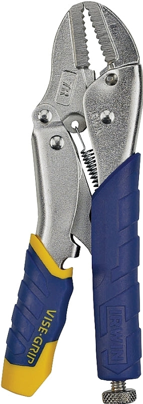 IRWIN Irwin Fast Release 4935581 Locking Pliers, 5 in OAL, 1-1/8 in Jaw Opening, Ergonomic Handle, 3/8 in W Jaw, 7/8 in L Jaw