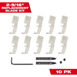 MILWAUKEE Milwaukee SwitchBlade 48-25-5350 Blade Replacement Kit, 2-9/16 in Dia, Steel TOOLS MILWAUKEE