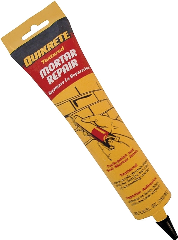 QUIKRETE Quikrete 8620-05 Mortar Repair, Gray, 5.5 oz Squeeze Tube PAINT QUIKRETE