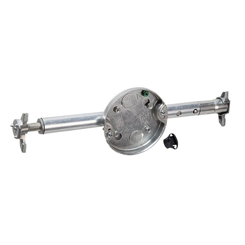 RACO Raco Retro-Brace 939 Box Remodeling Kit, 1-1/2 in D, 0-Gang, 2-Knockout, Steel