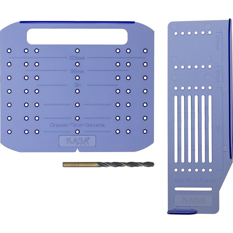 HARDWARE RESOURCES KasaWare KDT-KITP-1 Drill Template Kit, Plastic, Purple HARDWARE & FARM SUPPLIES HARDWARE RESOURCES