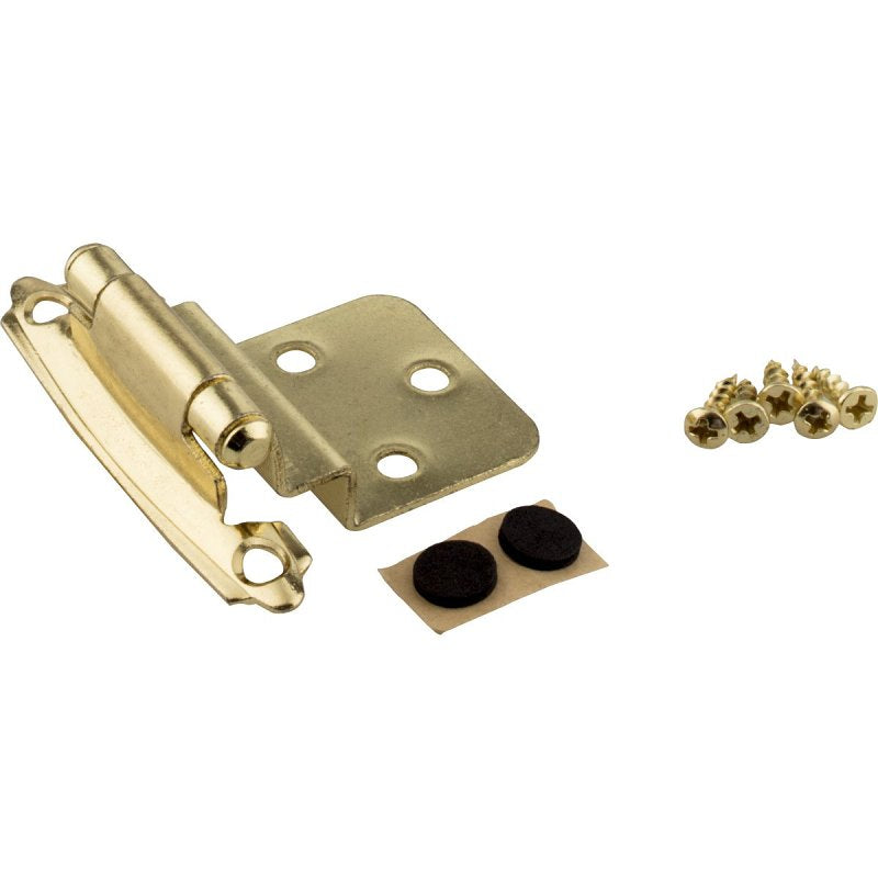 HARDWARE RESOURCES KasaWare KFHI-A-PB2 Hinge, Polished Brass, Inset, Self-Closing Hinge, 2/PK HARDWARE & FARM SUPPLIES HARDWARE RESOURCES