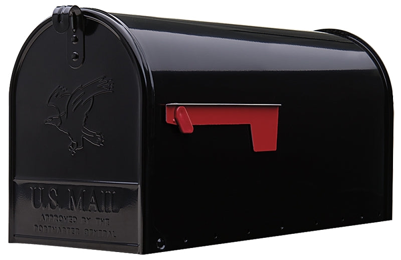 SOLAR GROUP Gibraltar Mailboxes Elite Series E1600B00 Mailbox, 1475 cu-in, Steel, Powder-Coated, 8.7 in W, 22.6 in D, 10.9 in H HARDWARE & FARM SUPPLIES SOLAR GROUP