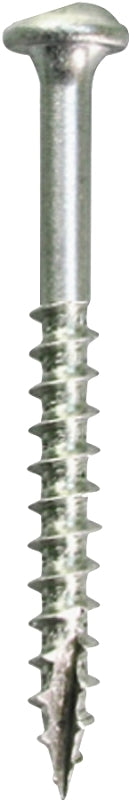 KREG Kreg SML-C150 - 100 Pocket-Hole Screw, #8 Thread, 1-1/2 in L, Square Drive, Coarse Thread, Maxi-Loc Head, Carbon Steel