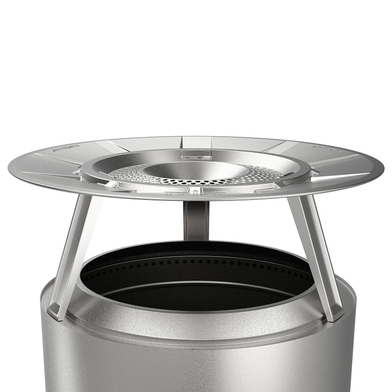 SOLO STOVE Solo Stove Yukon Series SSYUK-27-DEFLECTOR Heat Deflector, 304 Stainless Steel, Silver