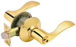 SCHLAGE LOCK Schlage Accent Series F51A V ACC 505 Entry Lever, Mechanical Lock, Bright Brass, Metal, 1/2 in Projection, 2 Grade HARDWARE & FARM SUPPLIES SCHLAGE LOCK