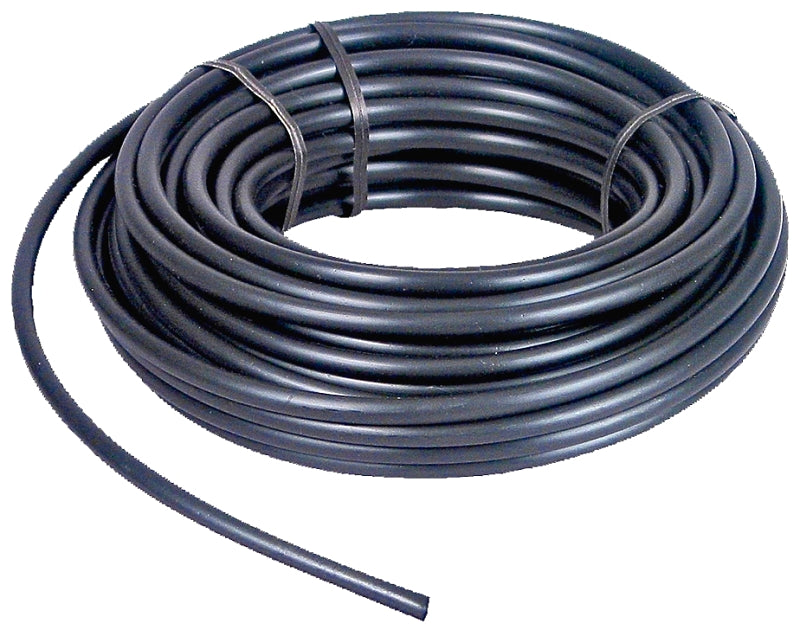 RAINBIRD Rain Bird T22-50S Blank Tubing, 0.165 in ID, 50 ft L, Plastic, Black