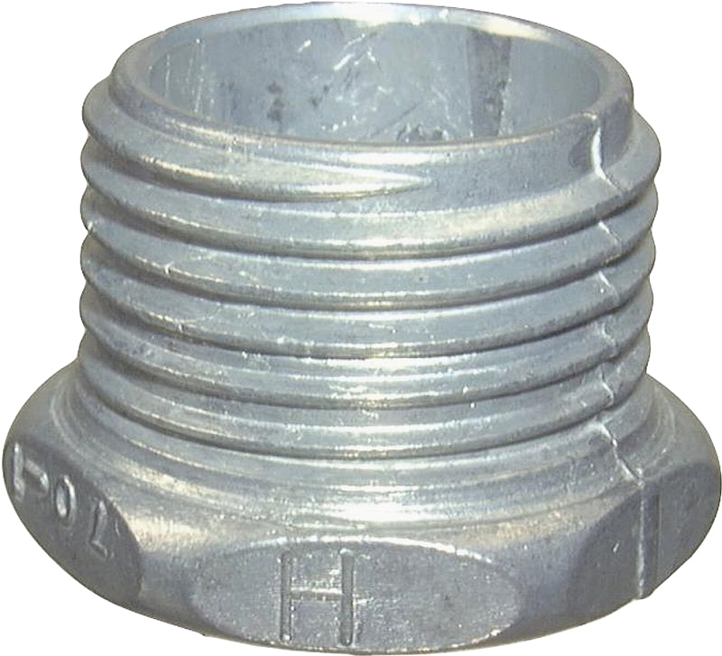 HALEX Halex 90703 Rigid Conduit Chase Nipple, 1 in, Zinc, Gray
