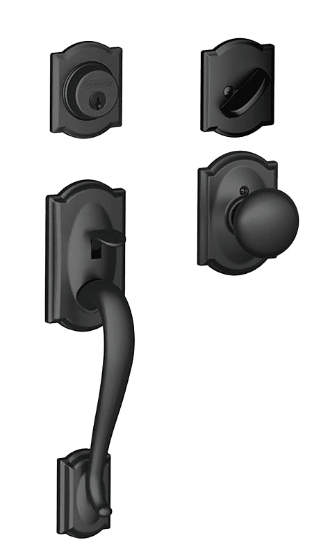 SCHLAGE LOCK Schlage F Series F60 CAM 622 PLY Combination Lockset, Mechanical Lock, Knob Handle, Round Design, Matte Black, Yes HARDWARE & FARM SUPPLIES SCHLAGE LOCK