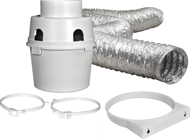 DUNDAS JAFINE Dundas Jafine ProFlex TDIDVKZW Dryer Vent Kit, Indoor, 12-Piece PLUMBING, HEATING & VENTILATION DUNDAS JAFINE