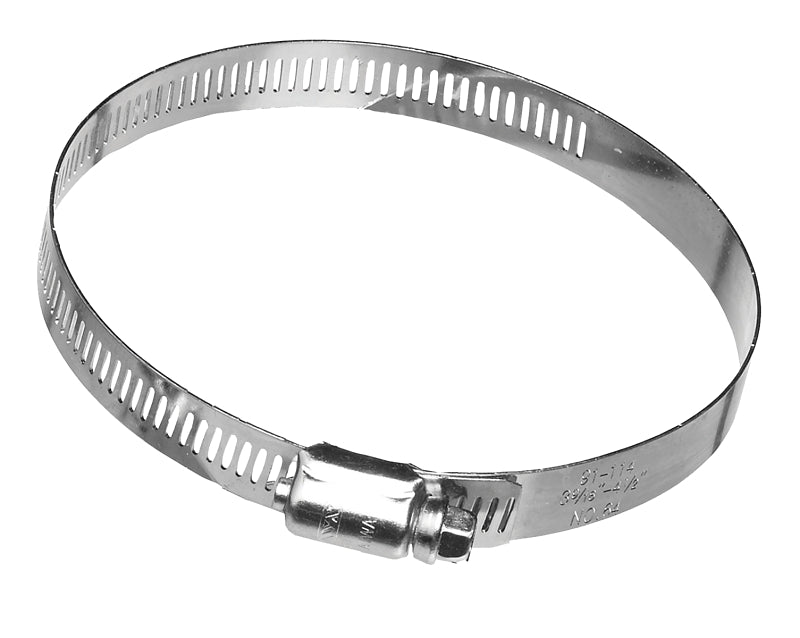 DUNDAS JAFINE DUNDAS JAFINE 2MC4E Worm Gear Clamp, Clamping Range: 4 in, 2 pk, Galvanized Steel PLUMBING, HEATING & VENTILATION DUNDAS JAFINE