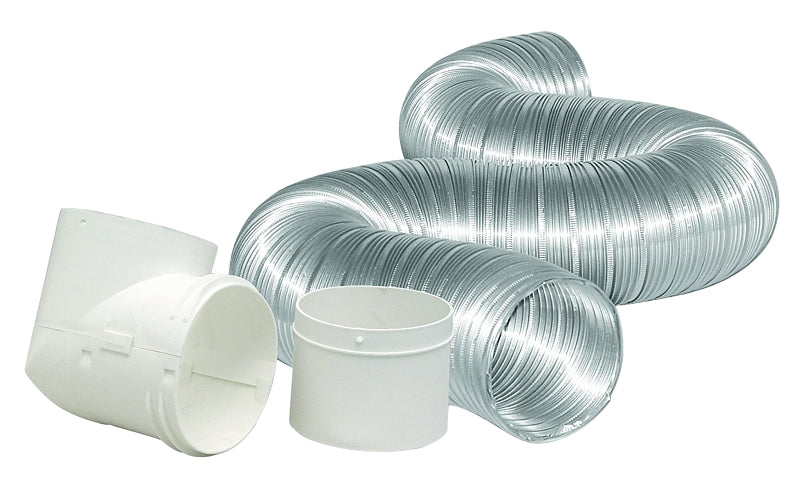 DUNDAS JAFINE Dundas Jafine MFX48D2DZW Dryer to Duct Connector Kit, Aluminum/Plastic PLUMBING, HEATING & VENTILATION DUNDAS JAFINE