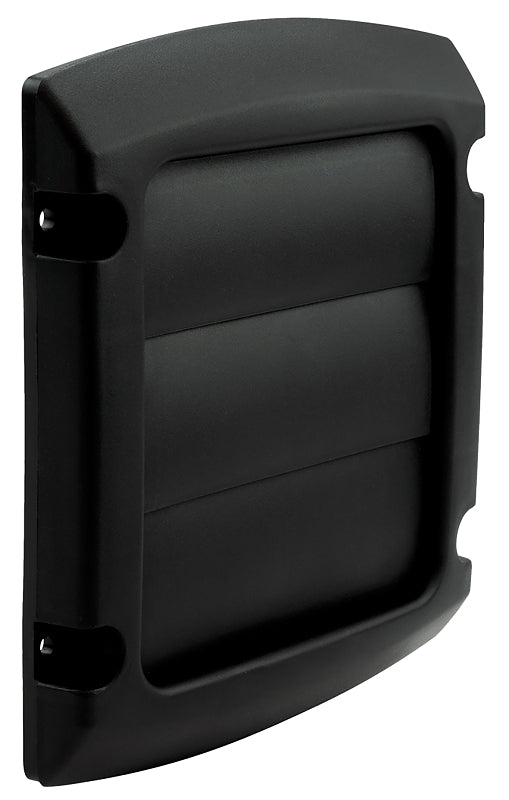 DUNDAS JAFINE Dundas Jafine ProVent LC4BLKXZW Louvered Exhaust Cap, 4 in Duct, Black PLUMBING, HEATING & VENTILATION DUNDAS JAFINE