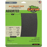 GATOR Gator 4447 Sanding Sheet, 11 in L, 9 in W, Emery Abrasive, Cloth Backing PAINT GATOR