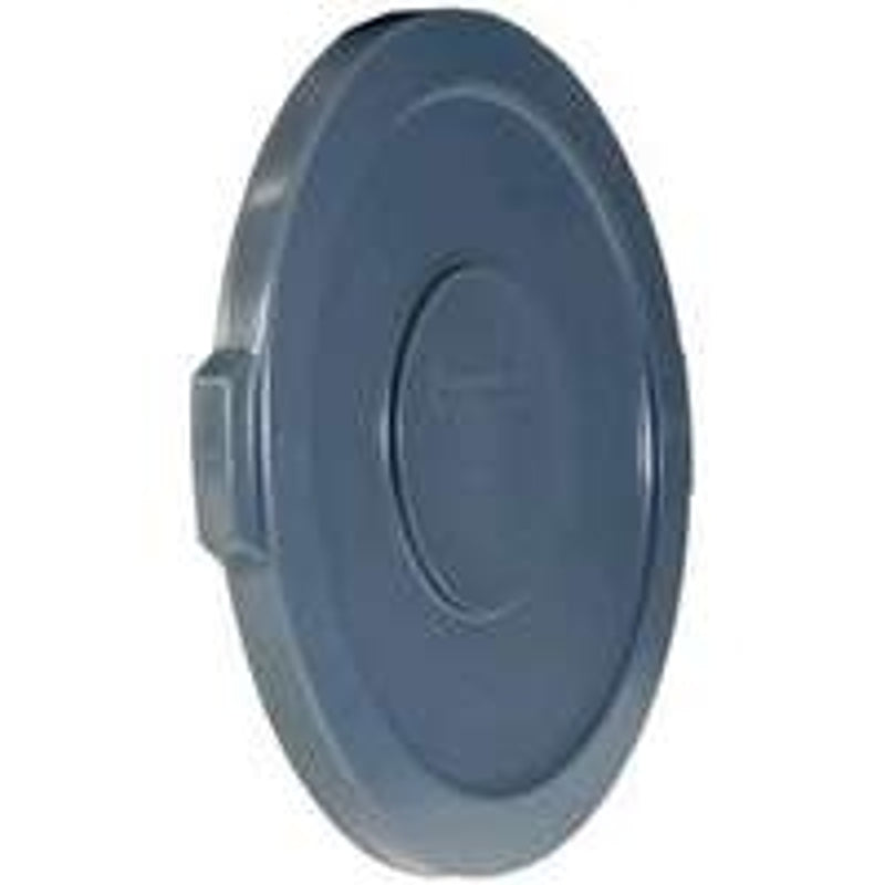 RUBBERMAID Rubbermaid FG261960GRAY Trash Can Lid, Plastic, Gray, For: Brute 20 gal Containers