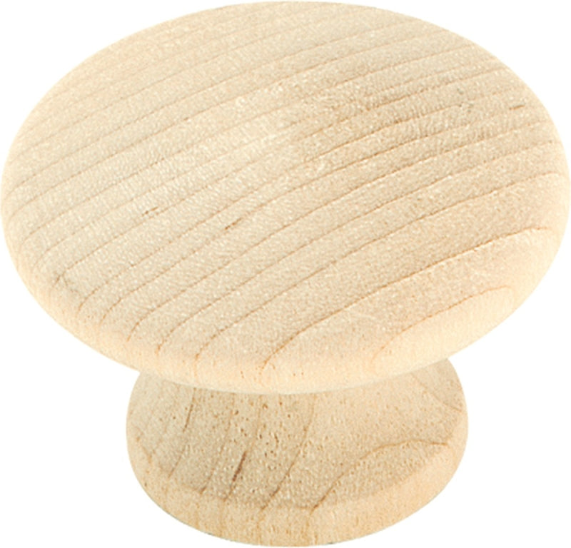 AMEROCK Amerock Everyday Heritage Series BP811WD Cabinet Knob, 15/16 in Projection, Wood