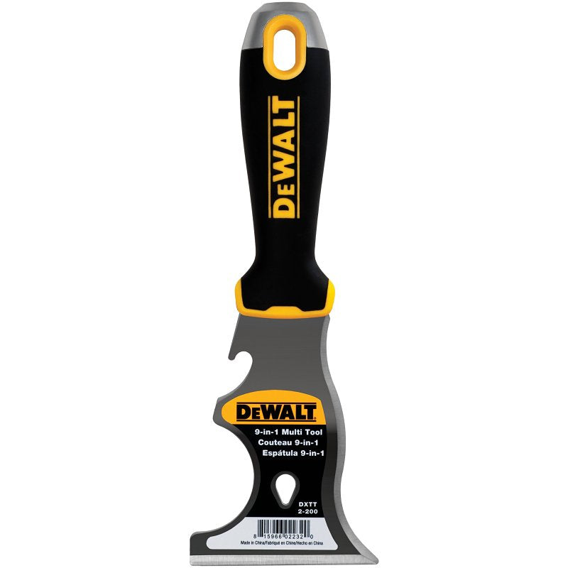 LEVEL 5 TOOLS LLC DEWALT DXTT-2-200 Joint Knife, 3 in W Blade, Carbon Steel Blade, Hammer End Blade, Ergonomic Handle, Nylon Handle PAINT LEVEL 5 TOOLS LLC