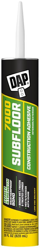DAP DAP 27042 Construction Adhesive, Light Tan, 28 oz Cartridge