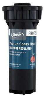 ORBIT IRRIGATION PRODUCTS Orbit 54375 Pop-Up Spray Head Sprinkler, 1/2 in Connection, Female, 3 in H Pop-Up, 10 to 15 ft, Adjustable Nozzle LAWN & GARDEN ORBIT IRRIGATION PRODUCTS