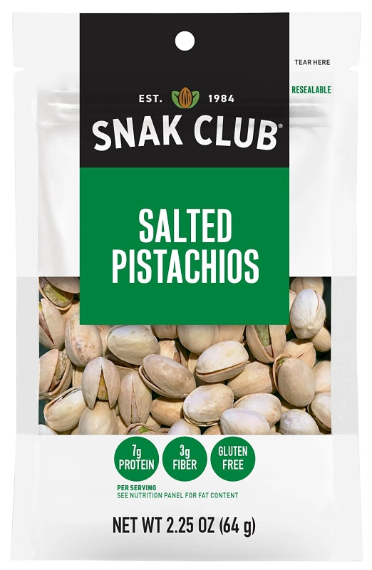 SNAK CLUB Snak Club CSU29110 Pistachios, 2.25 oz HOUSEWARES SNAK CLUB