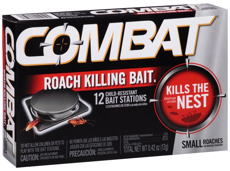 COMBAT Combat 41910 Roach Bait, Characteristic, 0.42 oz LAWN & GARDEN COMBAT