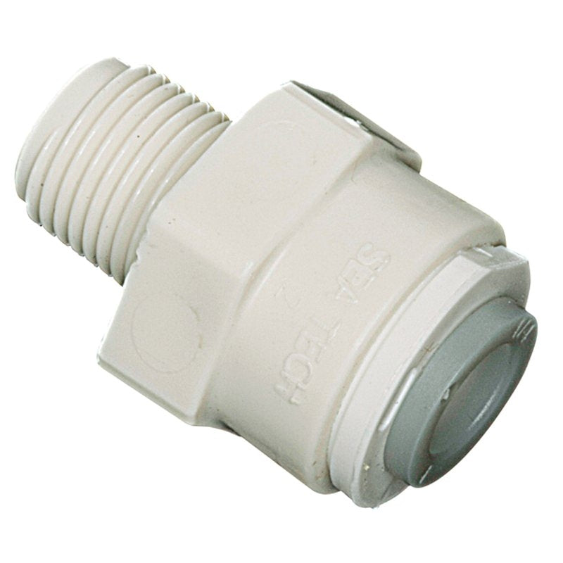 WATTS Watts PL-3024 Pipe Adapter, 3/8 x 1/8 in, Compression x MPT, Plastic, 150 psi Pressure PLUMBING, HEATING & VENTILATION WATTS