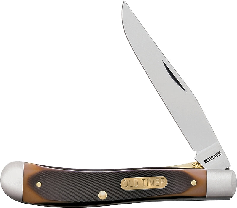 OLD TIMER Old Timer 194OT Folding Pocket Knife, 3.1 in L Blade, 7Cr17 High Carbon Stainless Steel Blade, 1-Blade