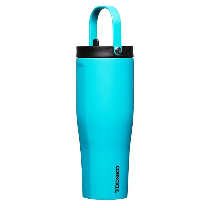 CORKCICLE Corkcicle Go Cup XL Series 2830CCB Tumbler, 30 oz, Stainless Steel, Capri Blue, Insulated HOUSEWARES CORKCICLE