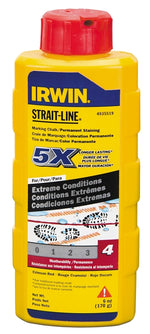 IRWIN Irwin 4935519 Marking Chalk Refill, 6 oz, Crimson Red, Permanent