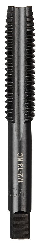 MILWAUKEE Milwaukee 49-57-5160 Straight Flute Tap, 1/2-13 Thread, NC Thread, 1-1/2 in L Thread, Plug Chamfer, 4-Flute, HCS