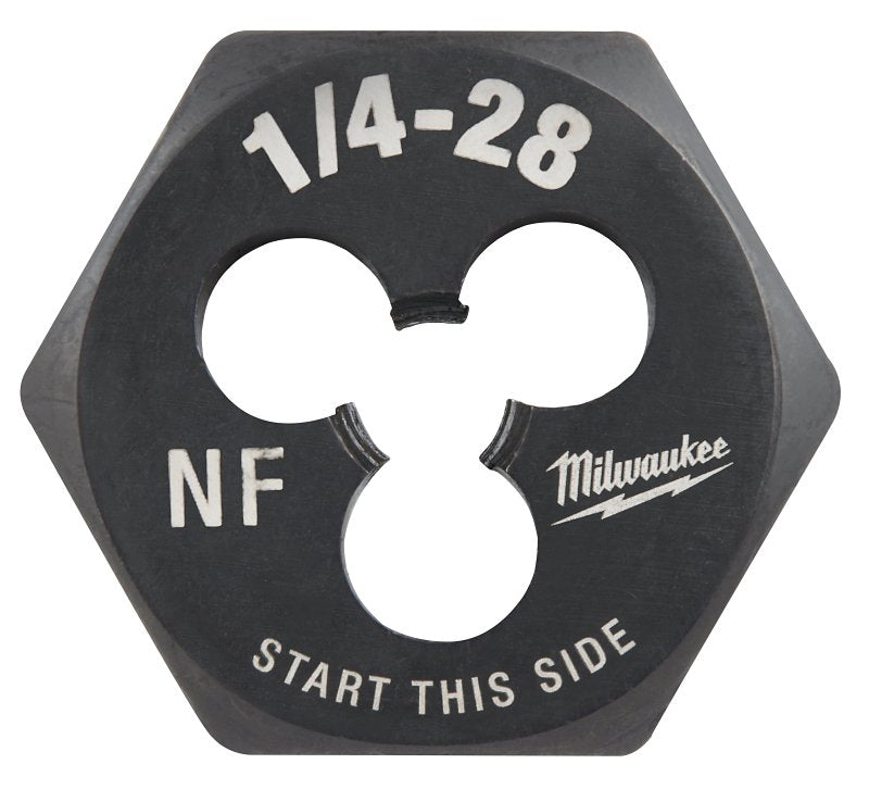 MILWAUKEE Milwaukee 49-57-5338 Threading Die, 1/4-28 Thread, Fine Thread, HCS