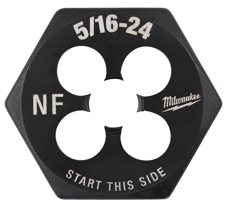 MILWAUKEE Milwaukee 49-57-5344 Threading Die, 5/16-24 Thread, Fine Thread, HCS