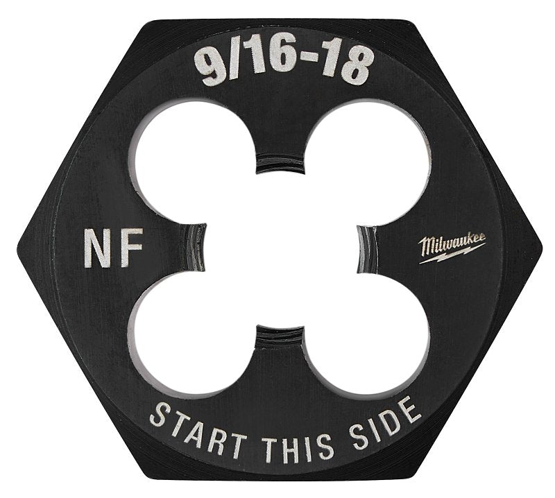 MILWAUKEE Milwaukee 49-57-5368 Threading Die, 9/16-18 Thread, Fine Thread, HCS