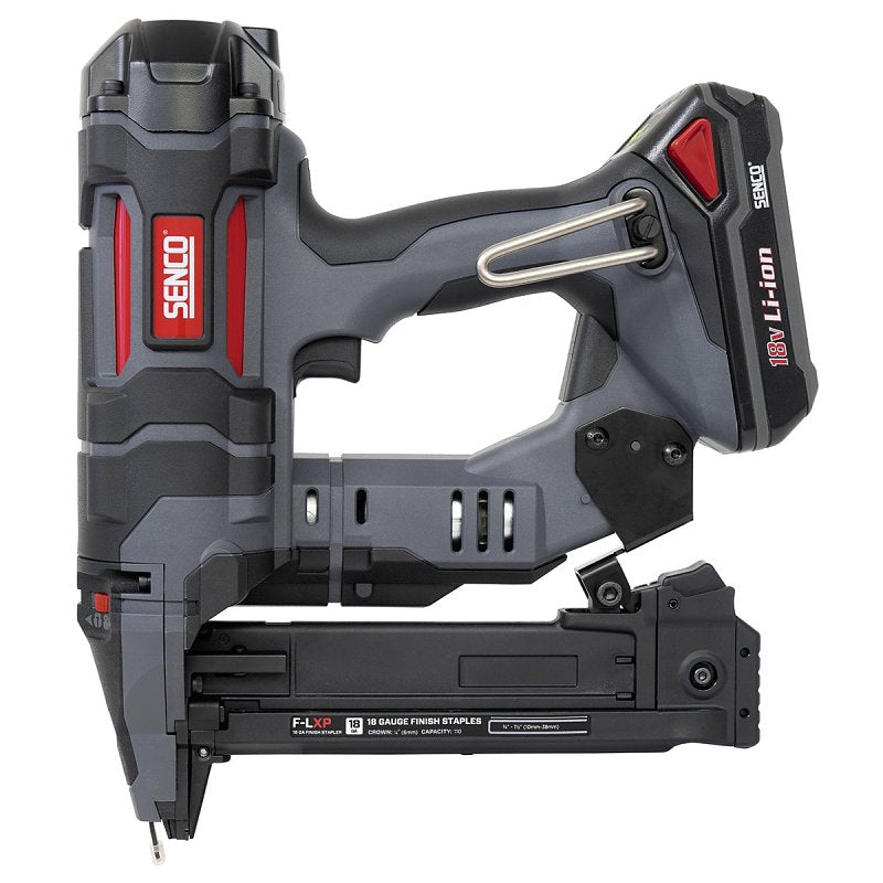 SENCO Senco 10Y0001N Stapler, Battery Included, 18 V, 110 Ah, 1/4 in W Crown, 3/8 to 1-1/2 in L Leg, 110 Magazine TOOLS SENCO