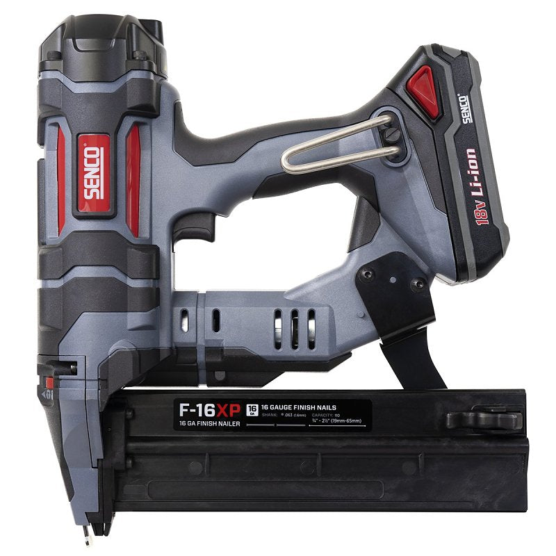 SENCO Senco 10N0001N Nailer, Battery Included, 18 V, 110 Magazine, 16 ga Nail, MO Style Nail Fastener TOOLS SENCO