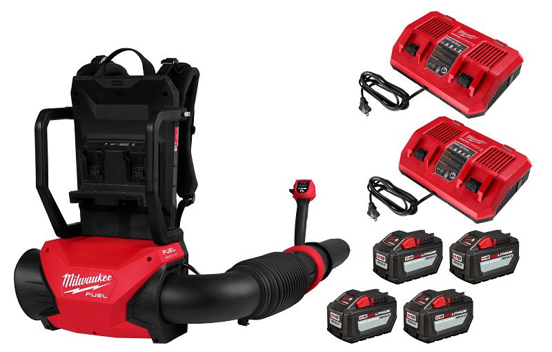 MILWAUKEE Milwaukee M18 3009-24HD Cordless Dual Battery Backpack Blower, M18 Redlithium