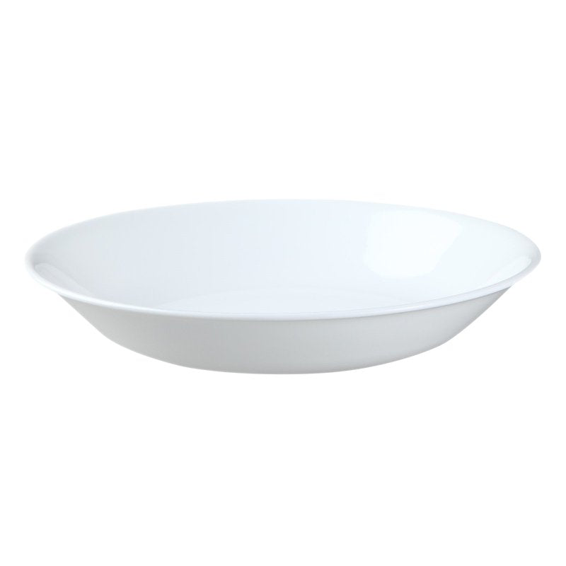CORELLE Corelle 6017639 Pasta Salad Bowl, 20 oz, Glass, Winter Frost White