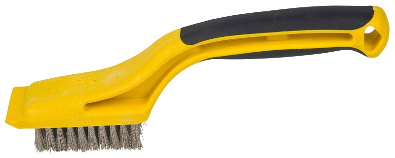 HYDE Hyde 46800 Stripping Brush, 2-1/4 x 1-1/8 in Brush, Stainless Steel Trim