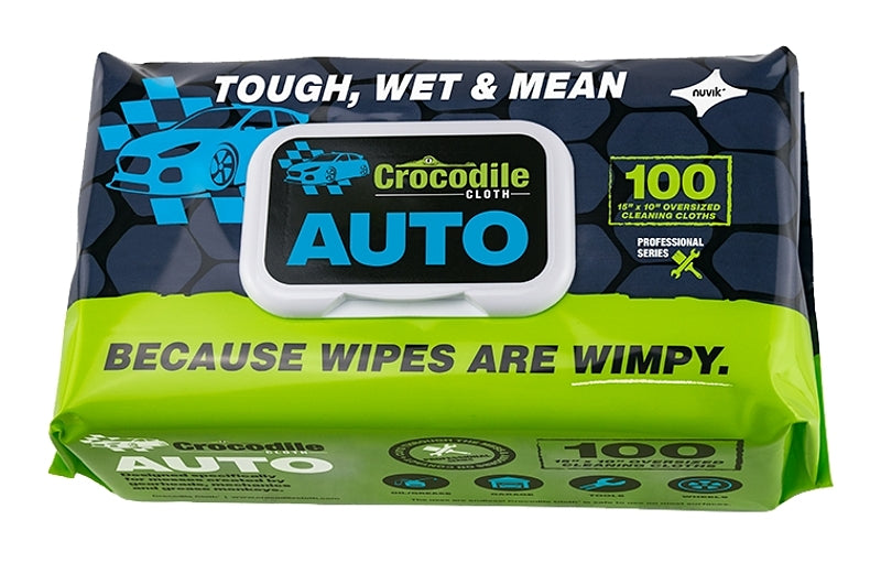 CROCODILE CLOTH Crocodile Cloth Professional 6930-100 Automotive Cleaning Cloth, 15 in L, 10 in W CLEANING & JANITORIAL SUPPLIES CROCODILE CLOTH