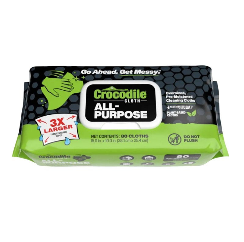 CROCODILE CLOTH Crocodile Cloth Consumer 6620 Multi-Purpose Cleaning Cloth, 15 in L, 10 in W