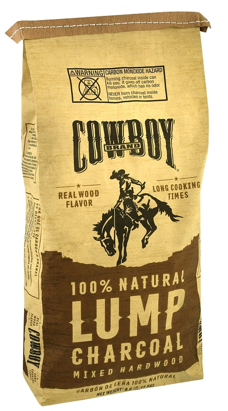 B&B / COWBOY CHARCOAL Cowboy 26088 Lump Charcoal, 8.8 lb