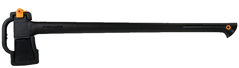 FISKARS Fiskars 375841-1001 Super Splitting Axe, 3-1/4 in Cutting Edge, 6 lb Head, Steel Head, Fiberglass Handle, 36 in OAL