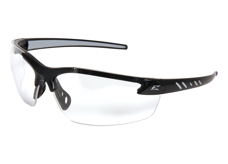 EDGE Edge DZ111-2.0-G2 Magnifier Safety Glasses, Clear Lens, Black Frame, Polycarbonate Lens, Half Wraparound Frame
