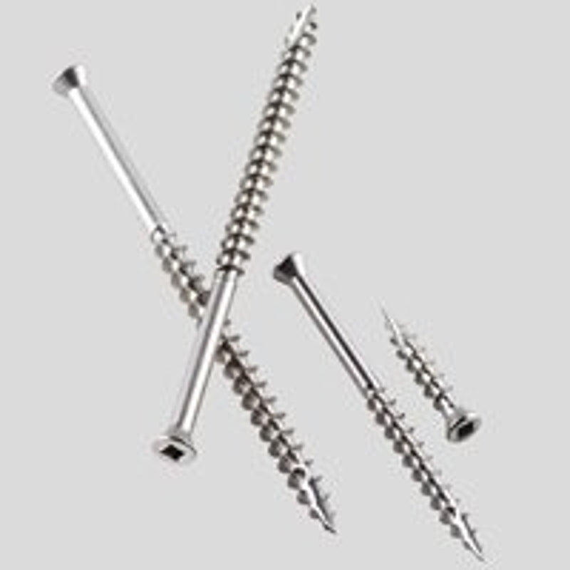 SIMPSON STRONG-TIE Simpson Strong-Tie S07162FB1 Deck Screw, #7 Thread, 1-5/8 in L, Coarse Thread, Square Drive, Type 17 Point, Trim Head HARDWARE & FARM SUPPLIES SIMPSON STRONG-TIE