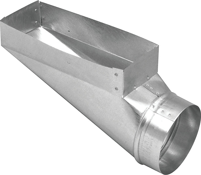 IMPERIAL Imperial GV0667 Wall Register Boot, 4 in L, 10 in W, 6 in H, Galvanized PLUMBING, HEATING & VENTILATION IMPERIAL