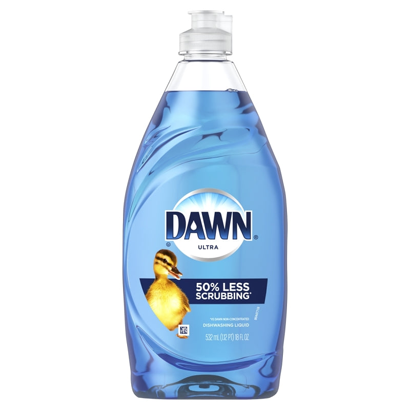 DAWN Dawn Ultra 80736874 Dishwashing Detergent, 18 oz, Bottle, Liquid, Pleasant, Clear to Blue CLEANING & JANITORIAL SUPPLIES DAWN