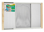 FROST KING Frost King W.B. Marvin AWS1533 Window Screen, 15 in L, 19 to 33 in W, Aluminum